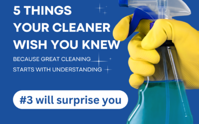 Top 5 Things Your Cleaner Wishes You Knew