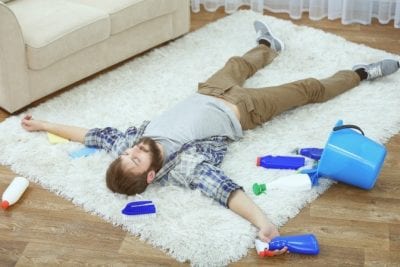 Household cleaning mistakes gets one tired